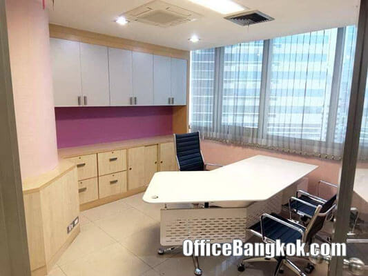 Rent Office With Fully Furnished Space 580 Sqm On Rama 4