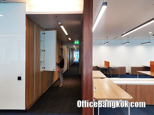 Fully Furnished Office For Rent Space 1,400 Sqm On Ratchada Close To Rama 9 MRT Station