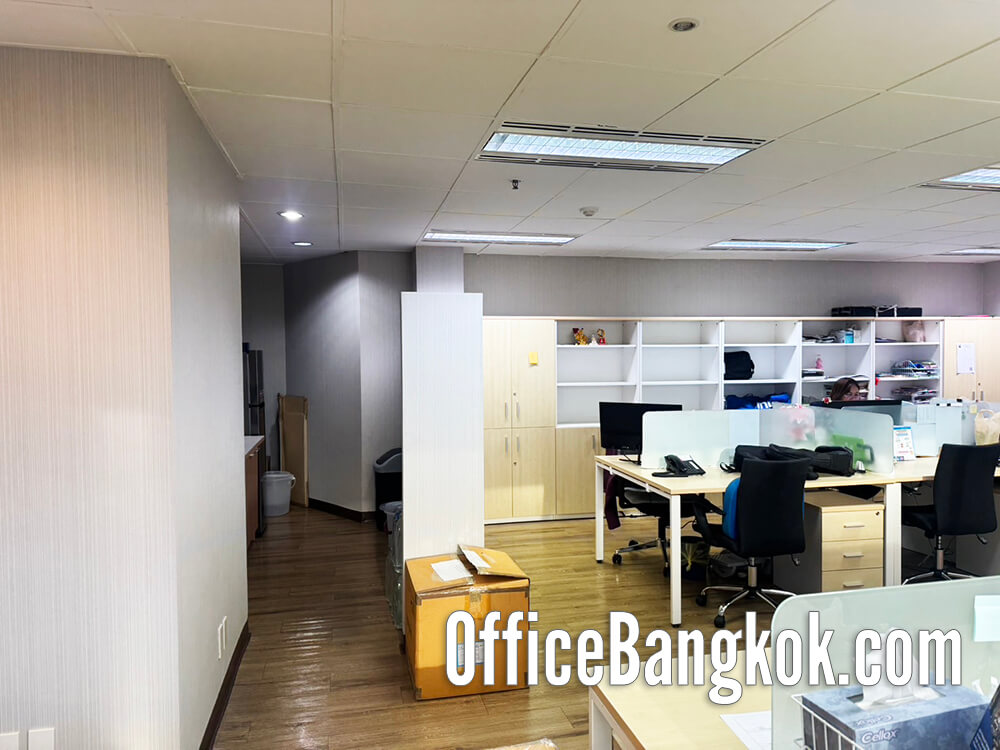Fully furnished office for rent on Ratchada Road, near MRT Huai Khwang. 140 sqm with modern design and ready-to-use workspace. Rent 112,000 THB/mo Fully furnished office for rent on Ratchada Road, near MRT Huai Khwang. 140 sqm with modern design and ready-to-use workspace. Rent 112,000 THB/mo