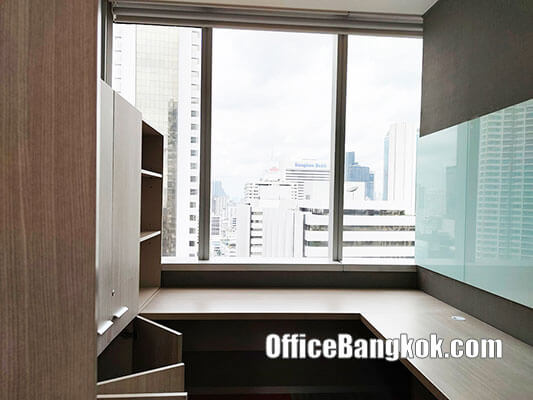 Rent Fully Furnished Office 300 Sqm On Sathorn Close To Chong Nonsi BTS Station