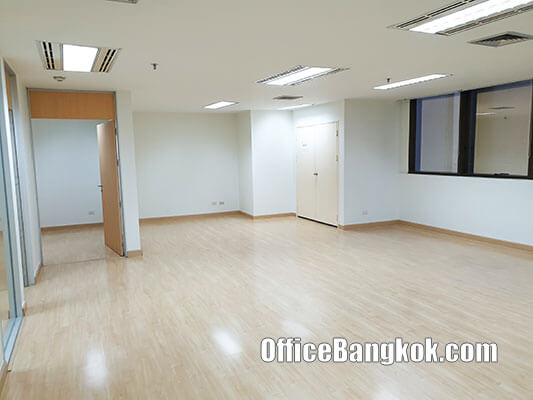 Rent Office with Partly Furnished on Sathorn Road Space 175 Sqm Close to Surasak BTS Station