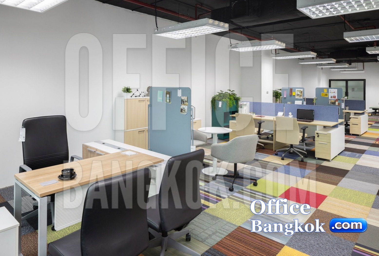 ออฟฟิศให้เช่าตกแต่งพร้อมเฟอร์นิเจอร์ พื้นที่ 105 ตรม ทำเลศรีนครินทร์ ออฟฟิศพร้อมเฟอร์นิเจอร์ให้เช่า