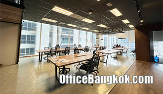 Office For Rent With Partly Furnished On Sukhumvit Space 211 Sqm Close To Phrom Phong BTS Station