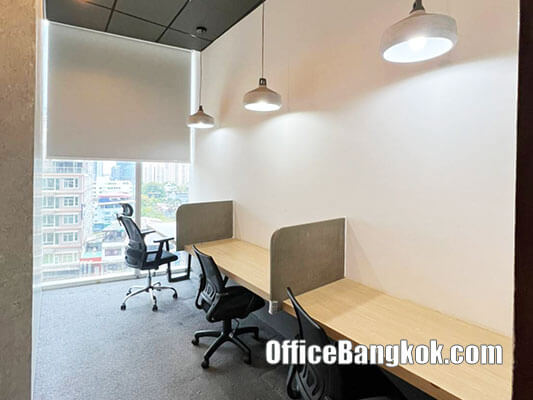 Office For Rent With Partly Furnished On Sukhumvit Space 211 Sqm Close To Phrom Phong BTS Station