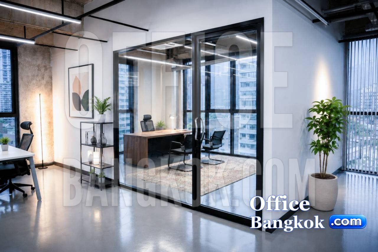 Office Space for Rent With Fully Furnished 173 Sqm Promphong BTS Station — Furnished Office for Rent, Bangkok