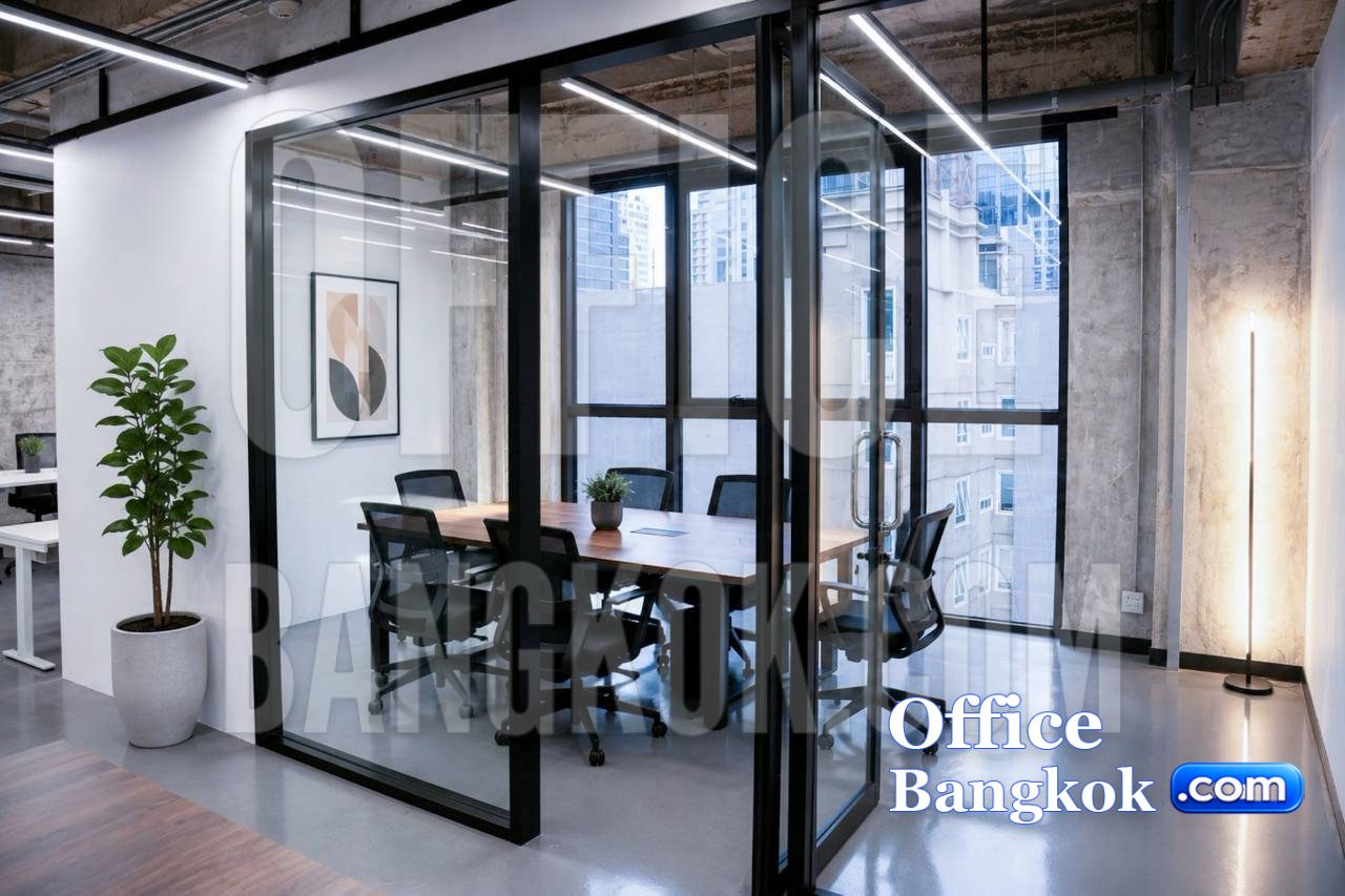Office Space for Rent With Fully Furnished 173 Sqm Promphong BTS Station — Furnished Office for Rent, Bangkok