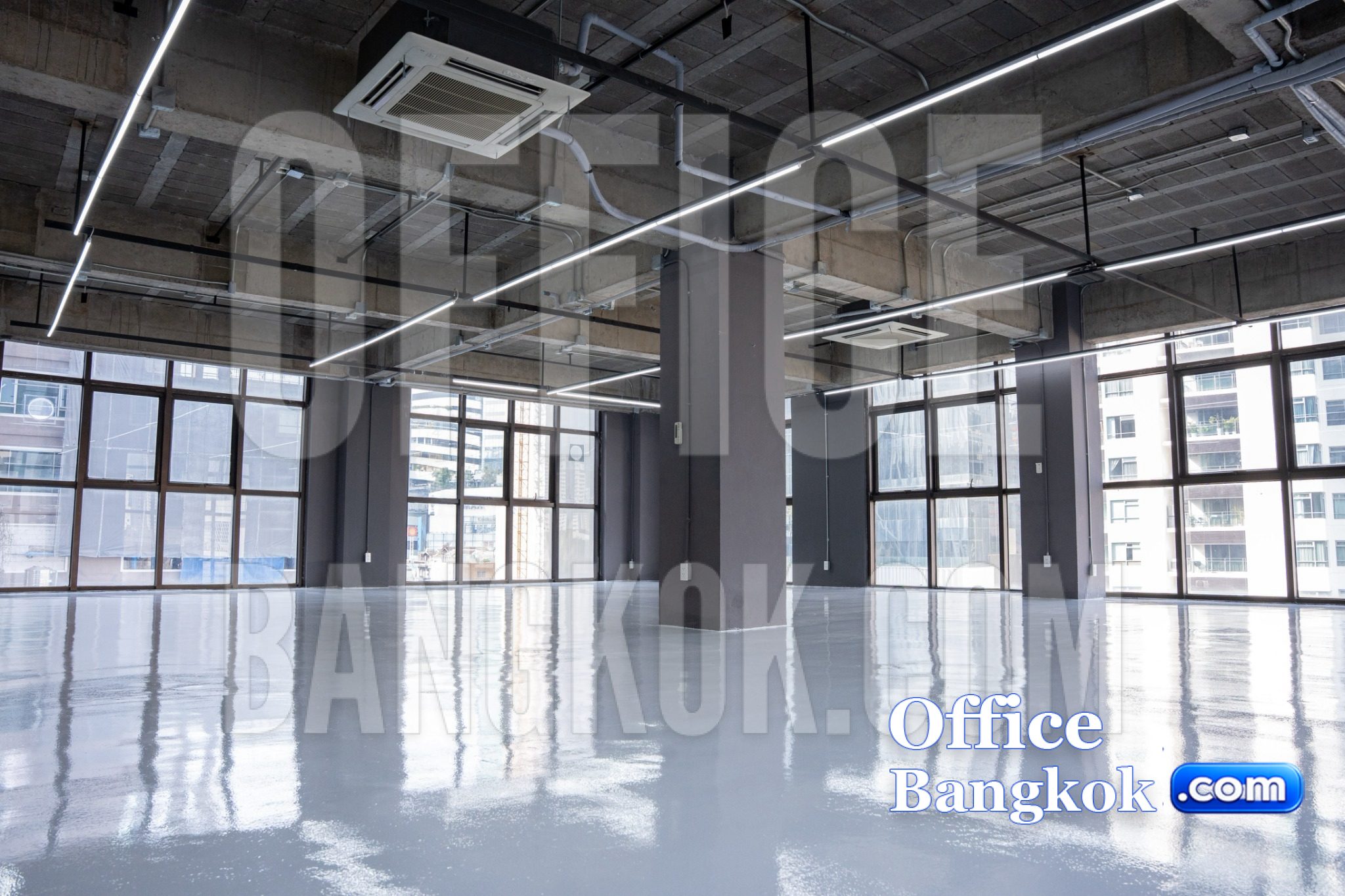 Office Space for Rent With Partly Furnished 228 Sqm Promphong BTS Station — Furnished Office for Rent, Bangkok