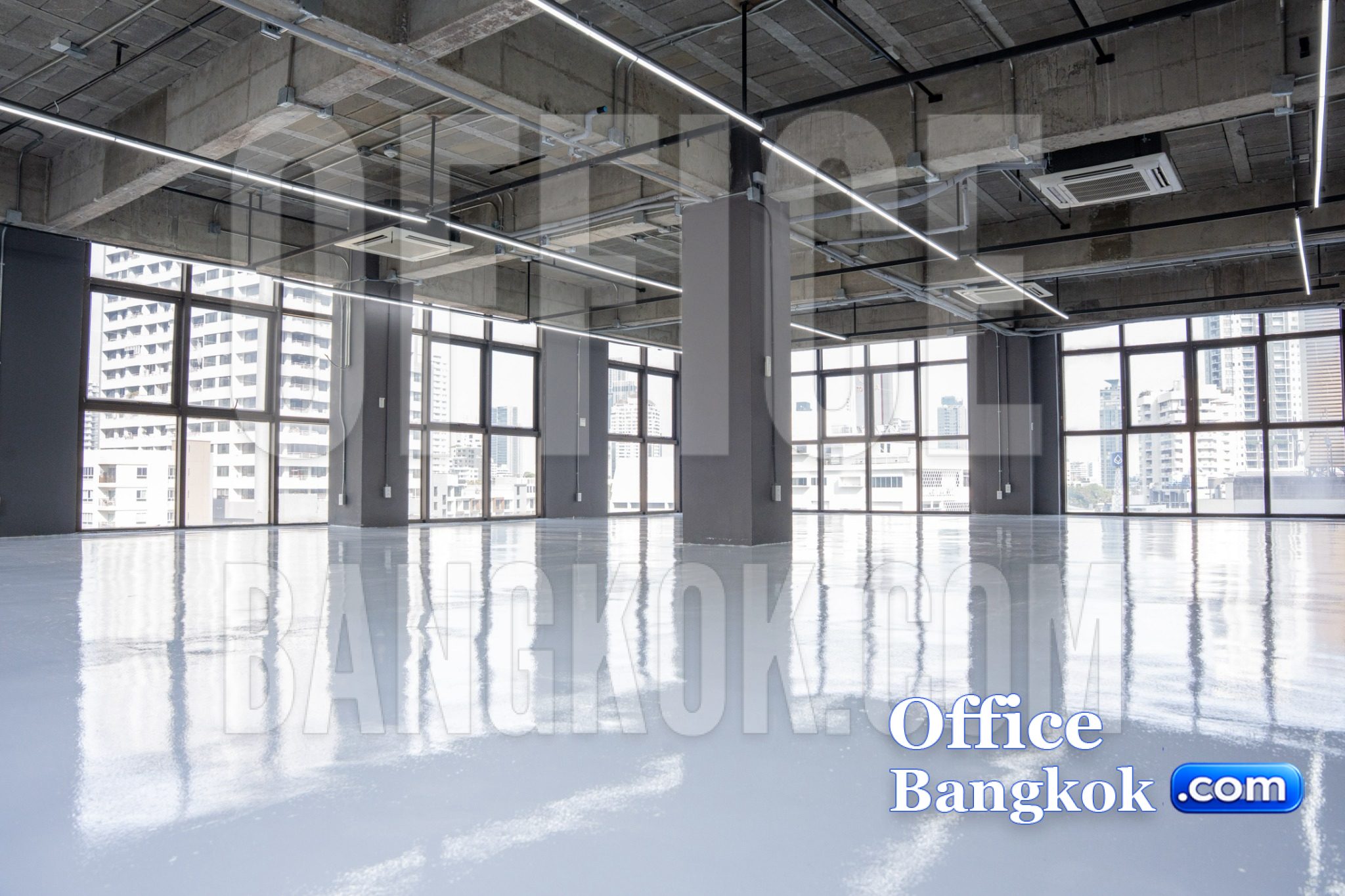 Office Space for Rent With Partly Furnished 228 Sqm Promphong BTS Station — Furnished Office for Rent, Bangkok