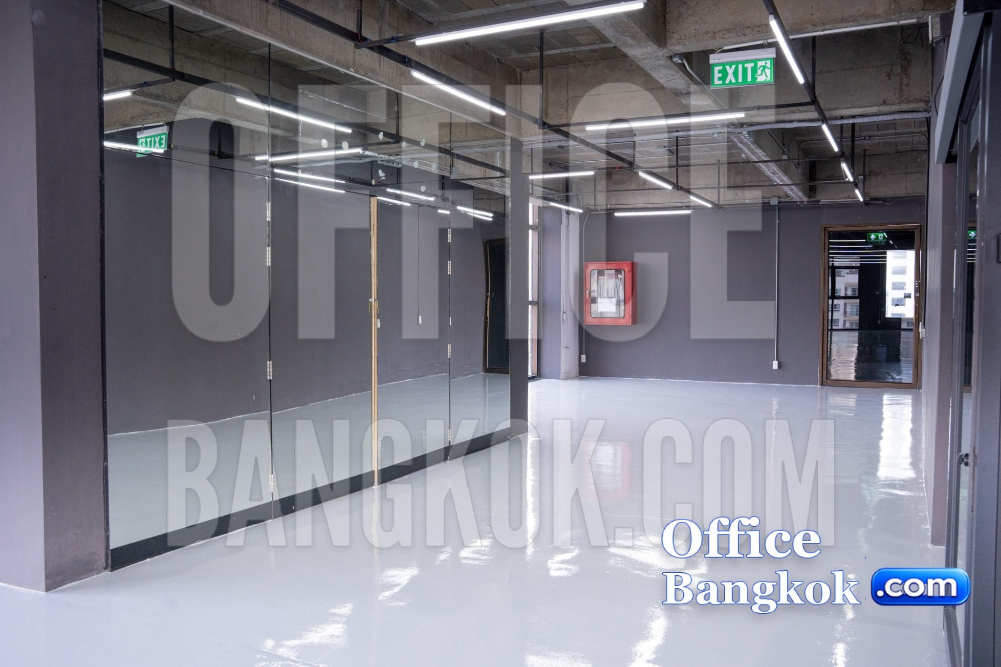 Office Space for Rent With Partly Furnished 228 Sqm Promphong BTS Station — Furnished Office for Rent, Bangkok