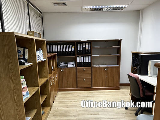 Office Space for Rent with Partly Furnished Size 260 Sqm Close to Asoke BTS Station