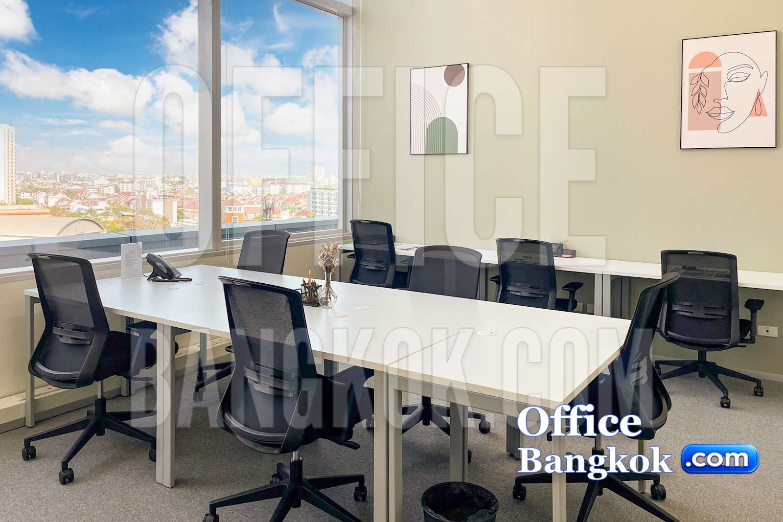 66 Tower service office co-working space, Sukhumvit