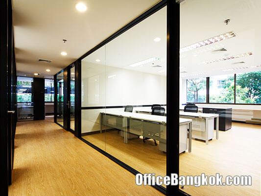 Service Office, fully furnished office, for Rent at Asoke Tower nearby Phetchaburi MRT Station.