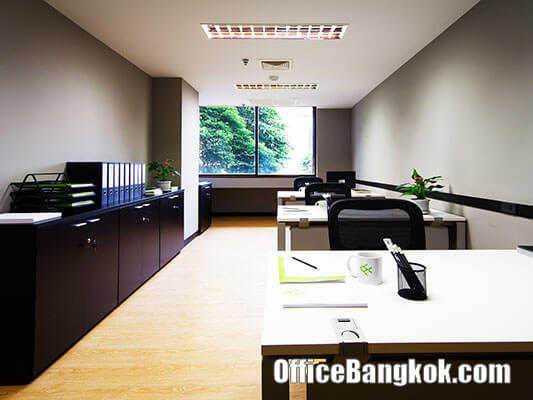 Service Office, fully furnished office, for Rent at Asoke Tower nearby Phetchaburi MRT Station.