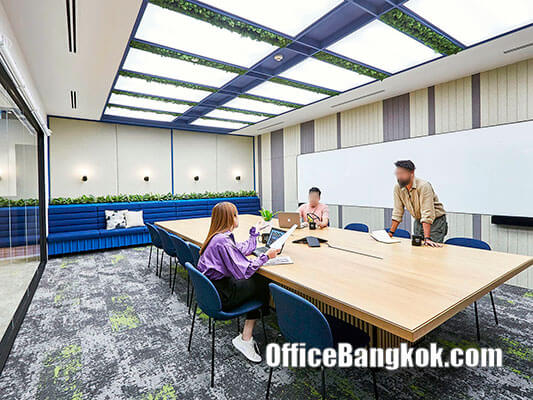 เช่าสำนักงานสำเร็จรูปอาคารเกษรอัมรินทร์ ทาวเวอร์ (Rent Service Office at Gaysorn Amarin Tower) ออฟฟิศขนาดเล็กให้เช่าพร้อมเฟอร์นิเจอร์ทำเลชิดลม