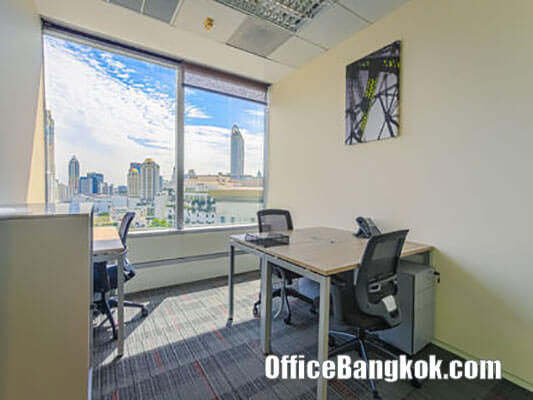 เช่าสำนักงานสำเร็จรูปอาคารสยาม ทาวเวอร์ (Rent Service Office at Siam Tower) ออฟฟิศขนาดเล็กให้เช่าพร้อมเฟอร์นิเจอร์ทำเลชิดลม