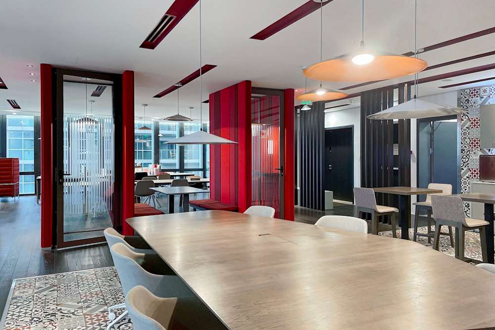 Deutsches Haus serviced office reception area, District 1, Ho Chi Minh City