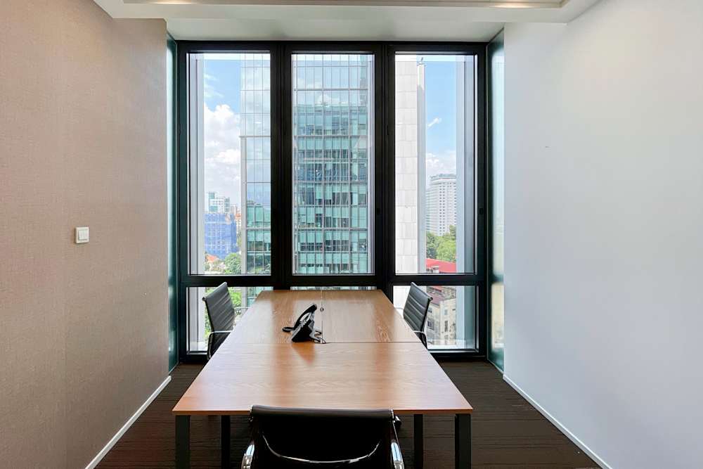 Deutsches Haus serviced office reception area, District 1, Ho Chi Minh City