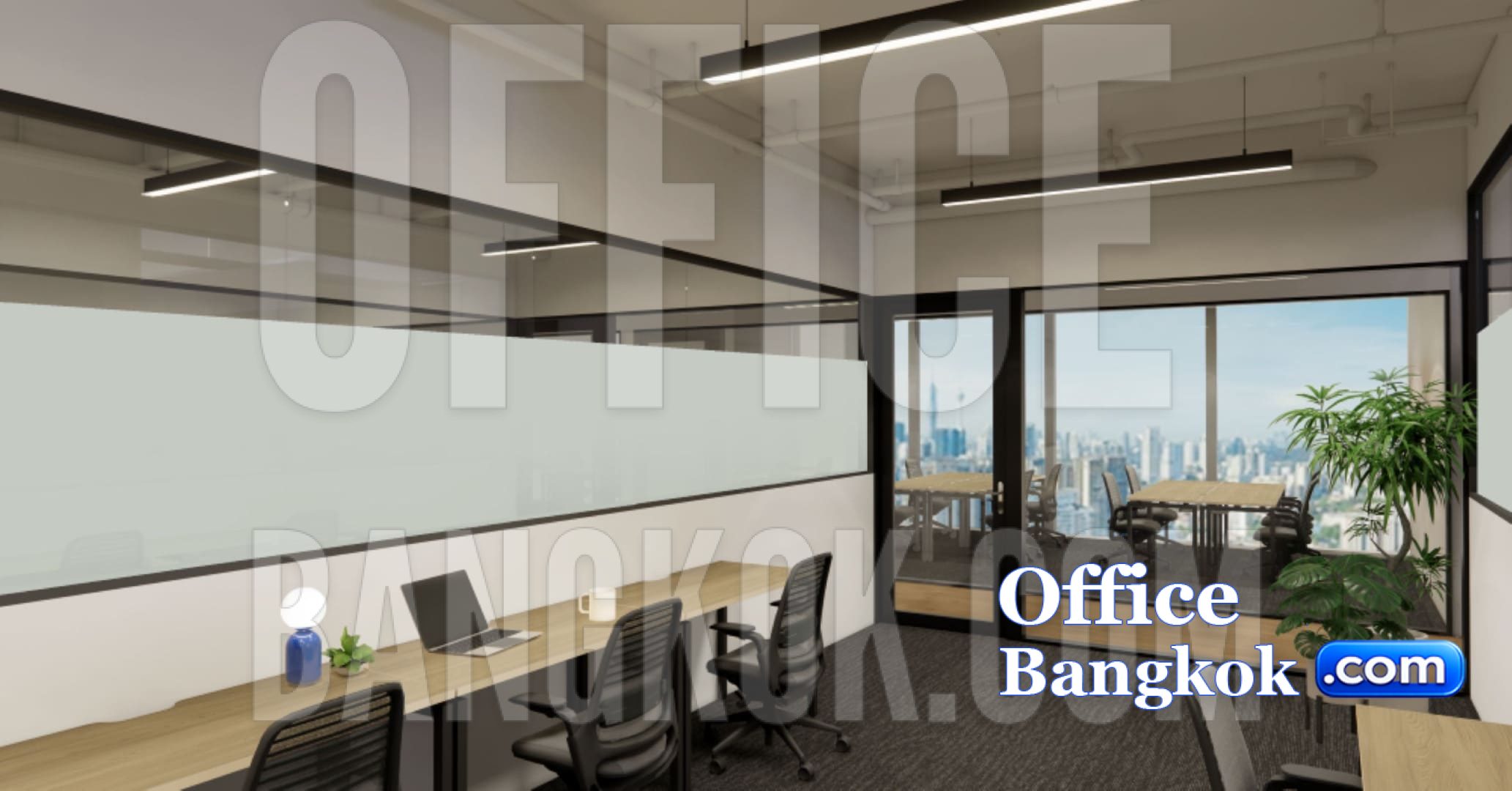 Jubilee Prestige Tower serviced office lounge, Ratchadapisek
