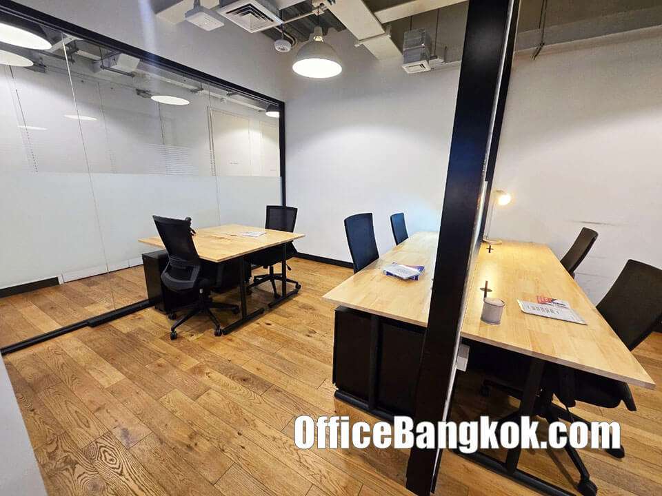 เช่าสำนักงานสำเร็จรูปอาคารสุทธิ (Rent Service Office at Suthi Building) Co-Working Space และออฟฟิศขนาดเล็กให้เช่าพร้อมเฟอร์นิเจอร์ทำเลเพชรบุรีตัดใหม่
