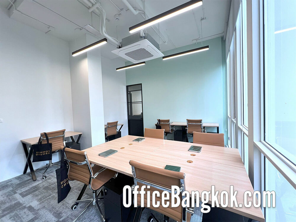 เช่าสำนักงานสำเร็จรูปอาคารแคนวาส เพลินจิต (Rent Service Office at Canvas Phloen Chit) ออฟฟิศขนาดเล็กให้เช่าพร้อมเฟอร์นิเจอร์ทำเลชิดลม