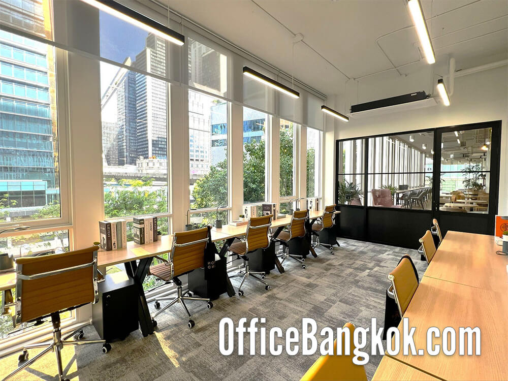 เช่าสำนักงานสำเร็จรูปอาคารแคนวาส เพลินจิต (Rent Service Office at Canvas Phloen Chit) ออฟฟิศขนาดเล็กให้เช่าพร้อมเฟอร์นิเจอร์ทำเลชิดลม