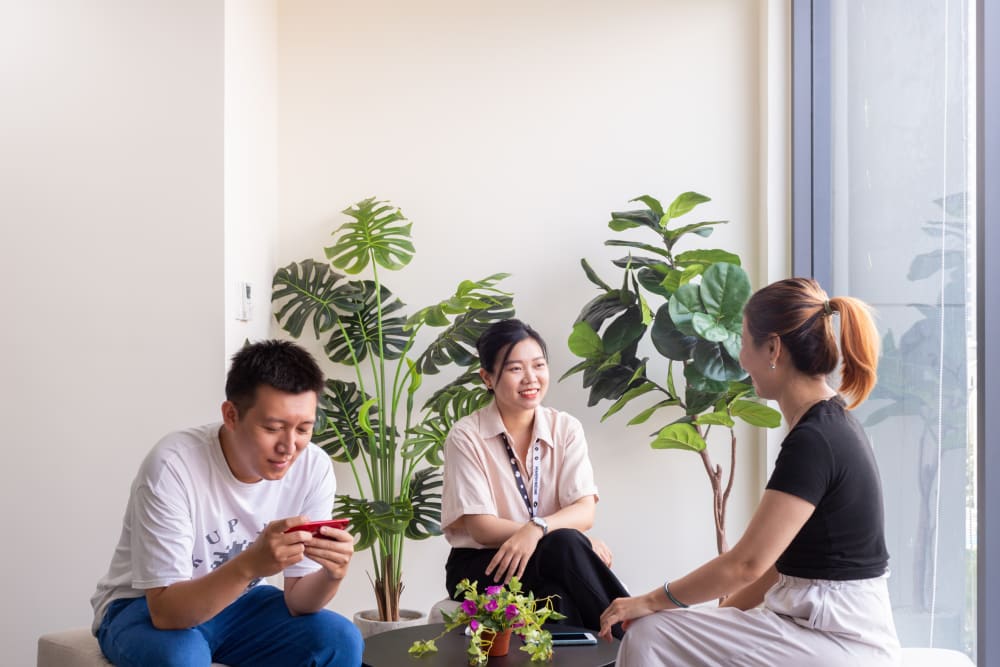 Q2 Thao Dien serviced office lounge, Ho Chi Minh City