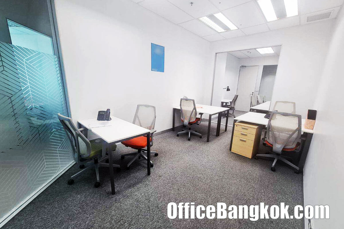 Service Office and Co-Working Space for Rent at Chamchuri Square