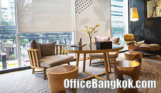 Service Office, fully furnished office, for Rent at Asoke Tower nearby Phetchaburi MRT Station.