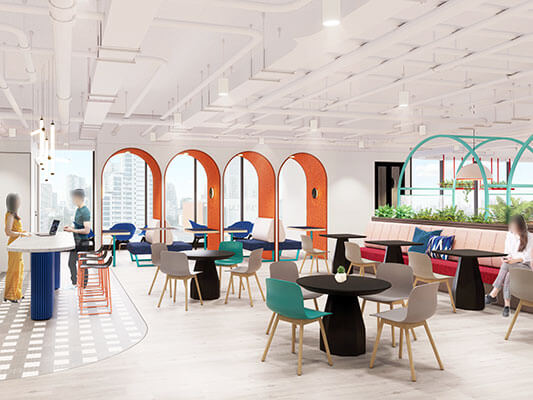 Service Office and Co-Working Space for Rent at Silom Edge