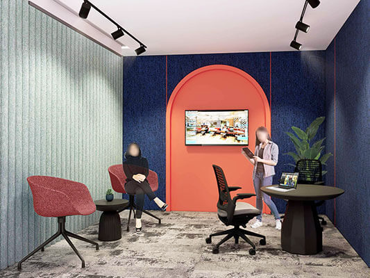 Service Office and Co-Working Space for Rent at Silom Edge