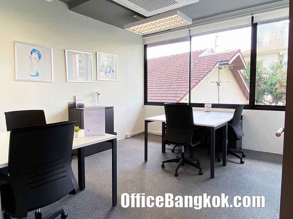เช่าสำนักงานสำเร็จรูปอาคาร SO24 (Rent Service Office at SO24) Co-Working Space และออฟฟิศขนาดเล็กให้เช่าพร้อมเฟอร์นิเจอร์ทำเลสุขุมวิท