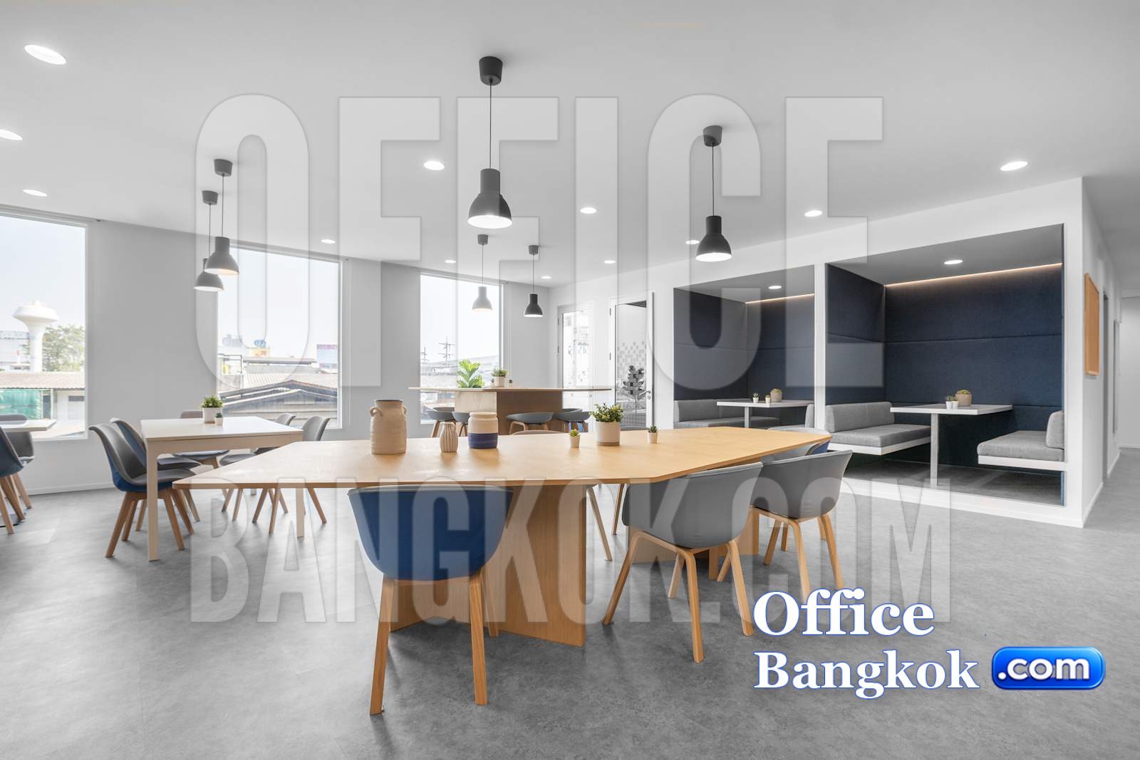The Metropolis Samrong service office meeting room, Samut Prakan