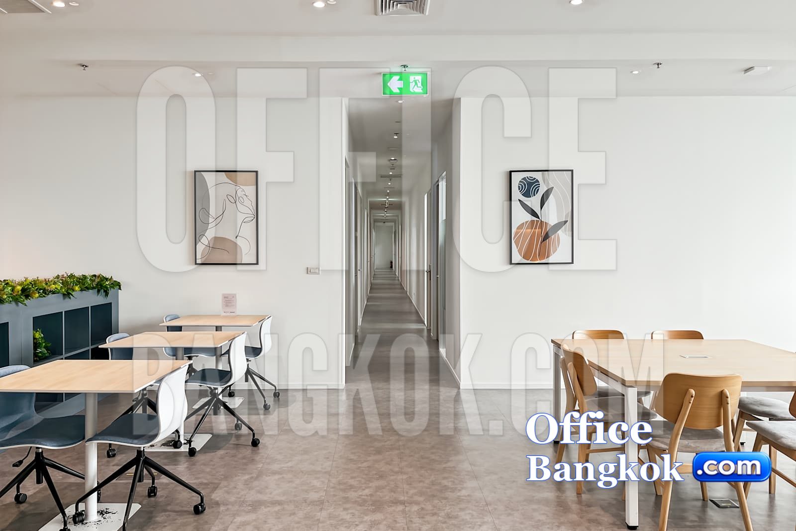 WHA Tower service office workspace, Bangna