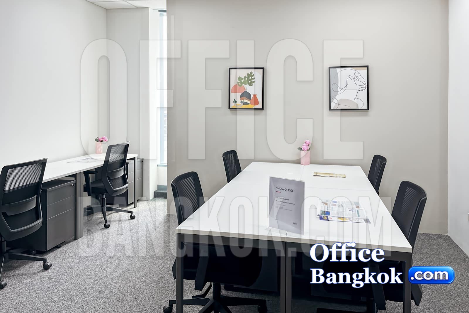 WHA Tower service office private office, Bangna