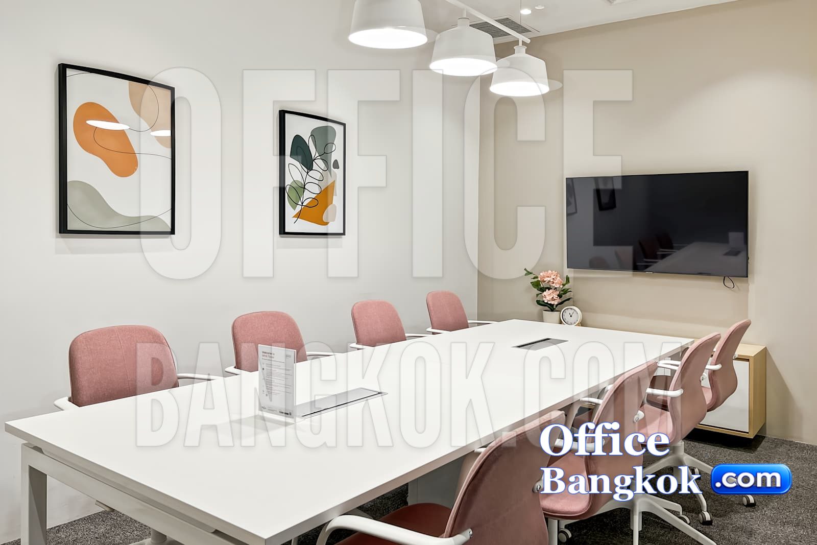WHA Tower service office workspace, Bangna