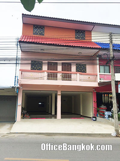 ให้เช่าบ้านแฝด 2 ชั้น ถนน 25 มกรา ตรงข้ามสุสานคริสต์ จังหวัดนครปฐม