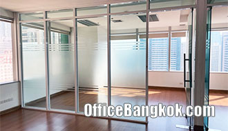 เช่าสำนักงานตกแต่งแล้ว ราคาถูก พื้นที่ 128 ตรม ติดรถไฟฟ้า BTS สถานีอโศก และรถไฟฟ้า MRT สถานีสุขุมวิท