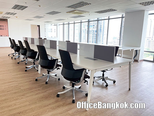 Rent Fully Furnished Office 210 Sqm Close To Phloen Chit BTS Station