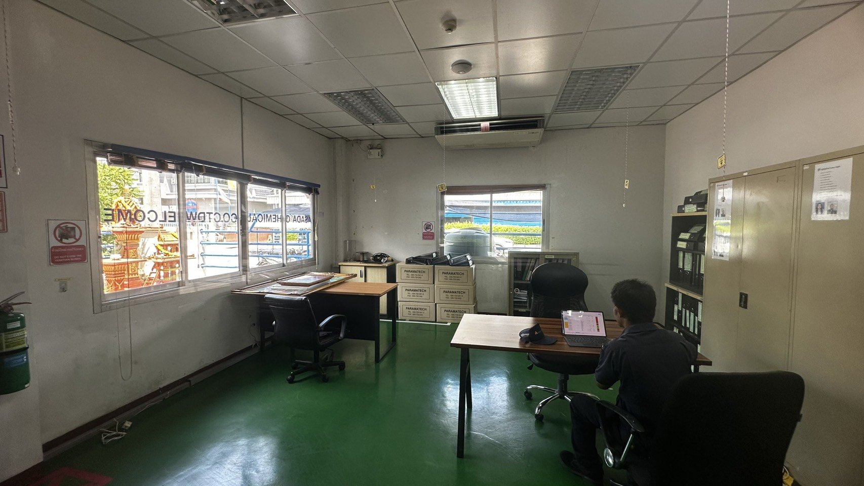 Super cheap warehouse for sale in Factory Land Wang Noi project!! เขตวังน้อย พระนครศรีอยุธยา — Living area
