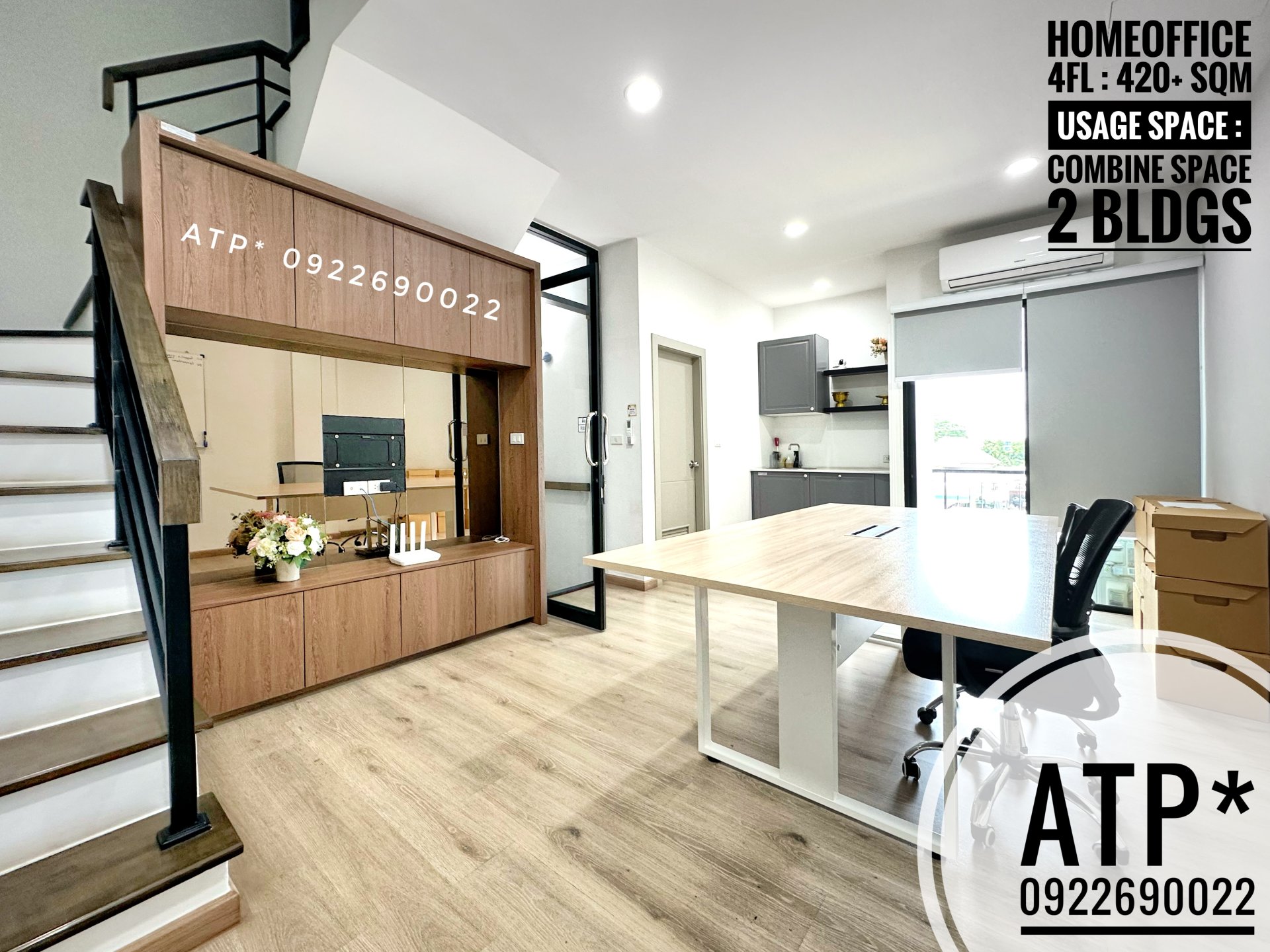 **เช่า** Premium Place Mix นวลจันทร์ - โฮมออฟฟิศ 2 คูหาคู่เชื่อมพื้นที่ 42.6 ตรว / 4 ชั้น / 6 ห้อง / 6 โถง / 8 น้ำ / เคาท์เตอร์ครัว + แอร์ครบห้อง / 6 ที่จอดรถ - ตบแต่งพร้อมเข้าอยุ่  จดทะเบียนบริษัทได้ เขตบึงกุ่ม กรุงเทพมหานคร — ห้องนอน