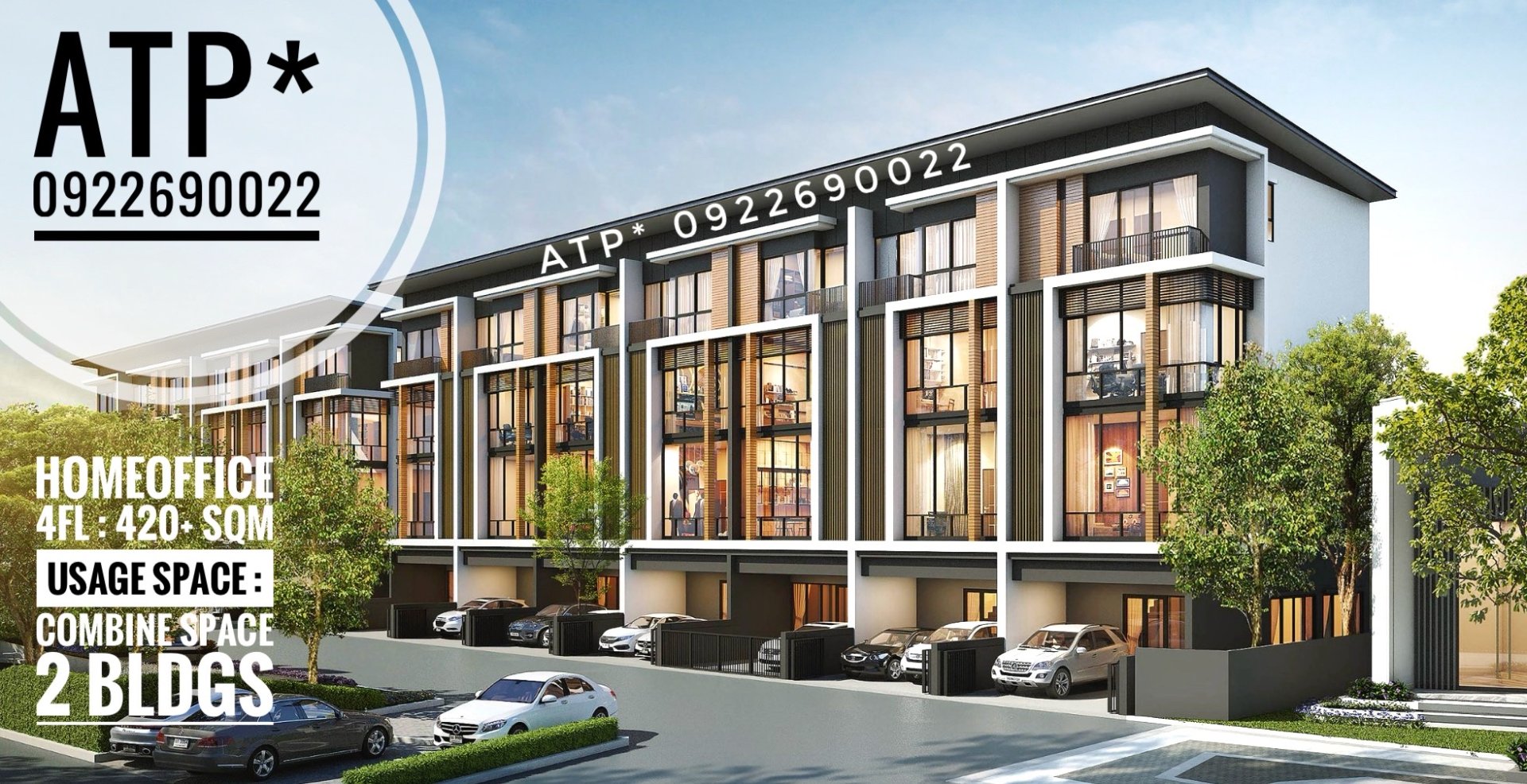 **เช่า** Premium Place Mix นวลจันทร์ - โฮมออฟฟิศ 2 คูหาคู่เชื่อมพื้นที่ 42.6 ตรว / 4 ชั้น / 6 ห้อง / 6 โถง / 8 น้ำ / เคาท์เตอร์ครัว + แอร์ครบห้อง / 6 ที่จอดรถ - ตบแต่งพร้อมเข้าอยุ่  จดทะเบียนบริษัทได้ เขตบึงกุ่ม กรุงเทพมหานคร — รูปที่ 15