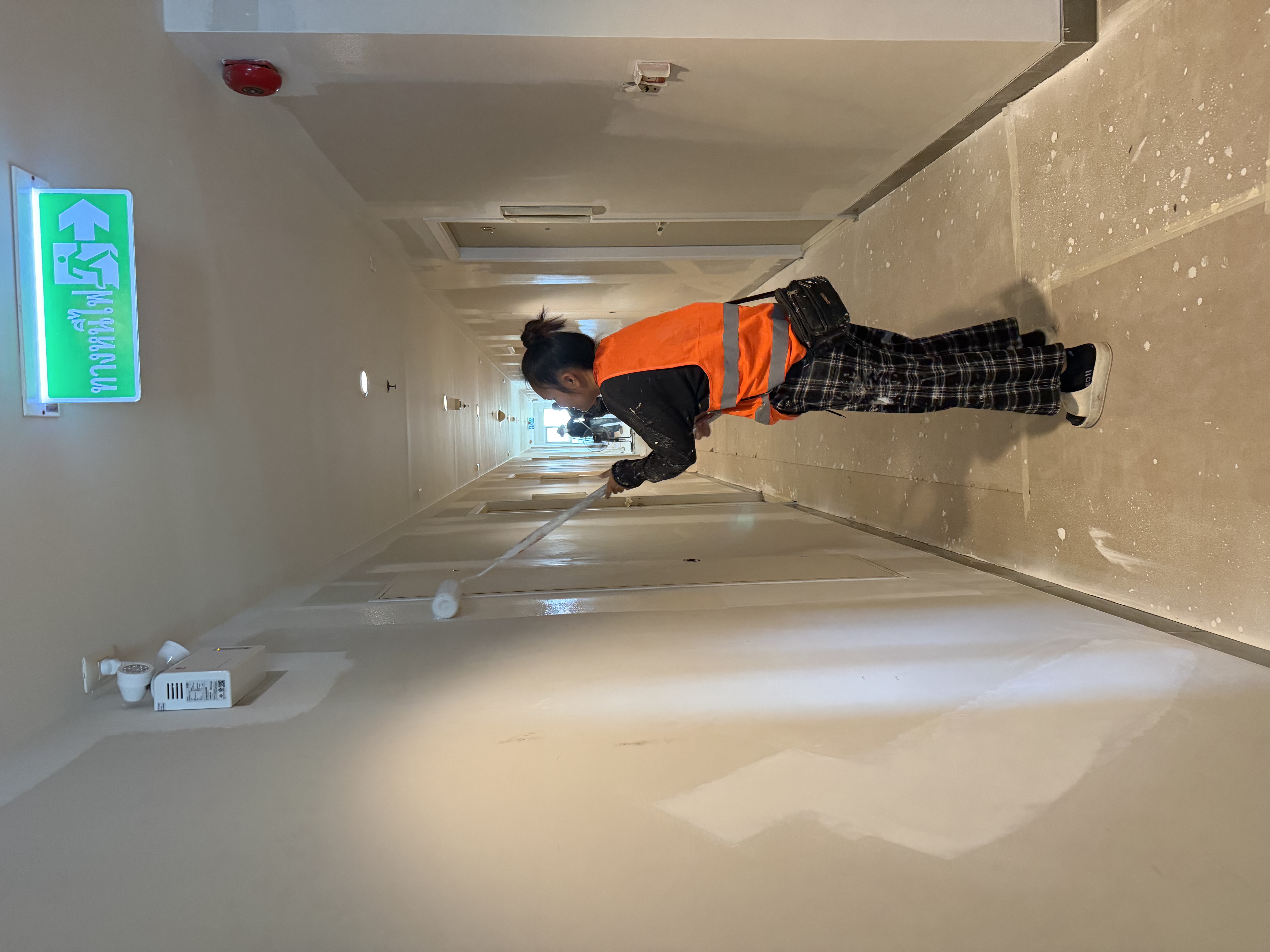 The work of repairing the central hallway of Aspire Condo, Rama 9 — photo 2