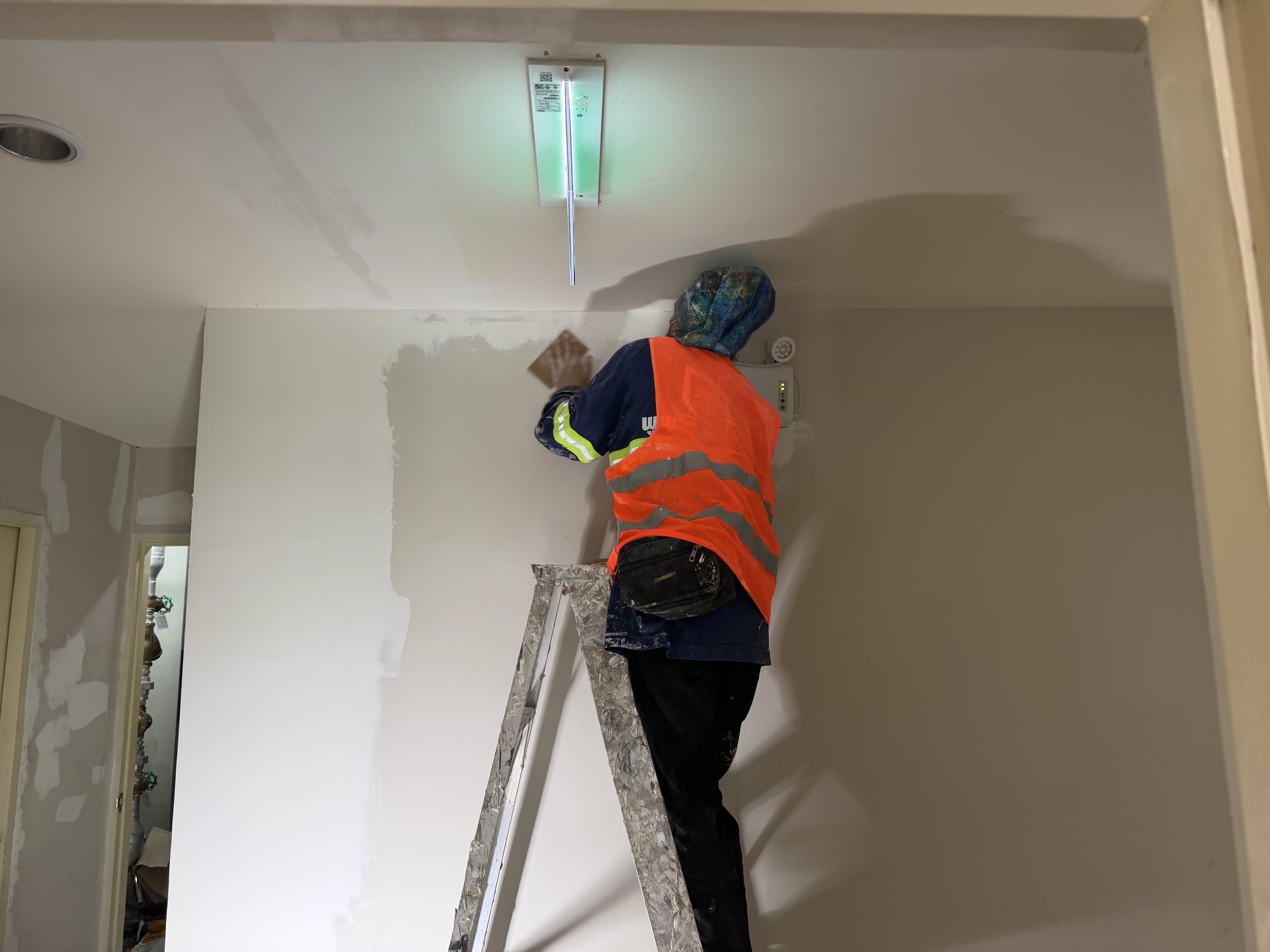 The work of repairing the central hallway of Aspire Condo, Rama 9 — photo 6
